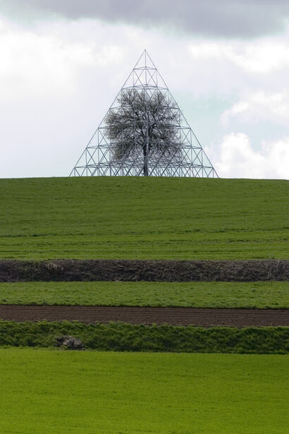 The Pyramid Tree - a Land Art Artowrk by Damjan Popelar